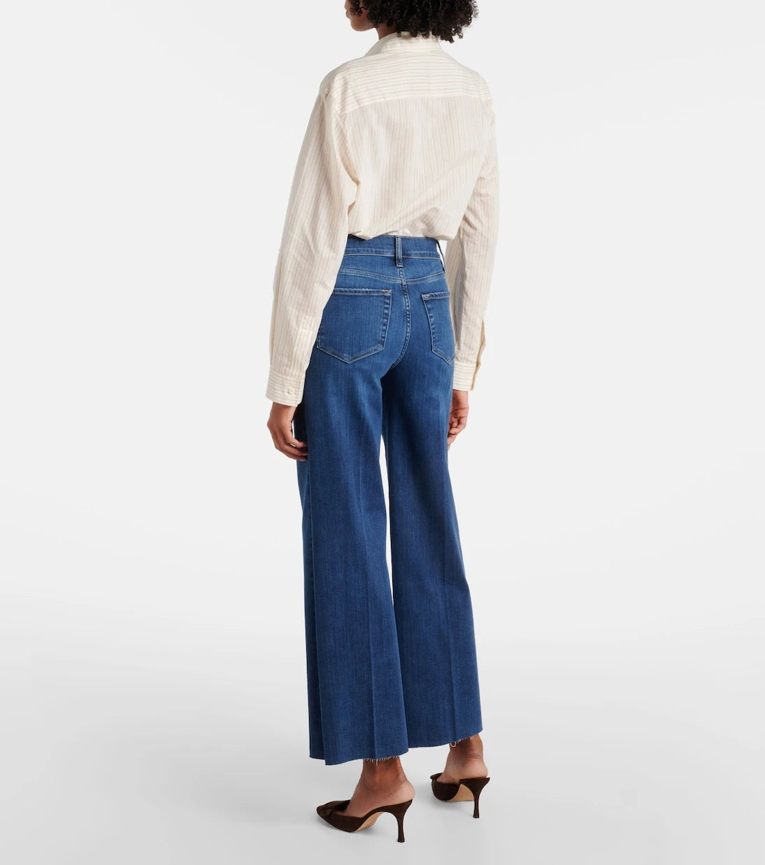 Frame - Le Slim Palazzo wide-leg jeans
