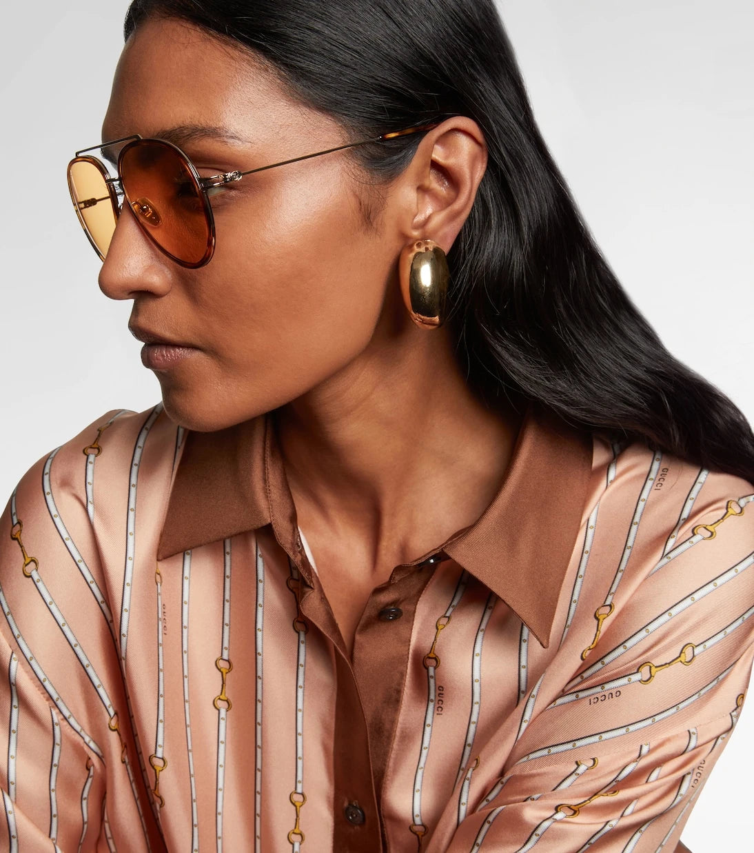 Gucci - GG Tiny aviator sunglasses
