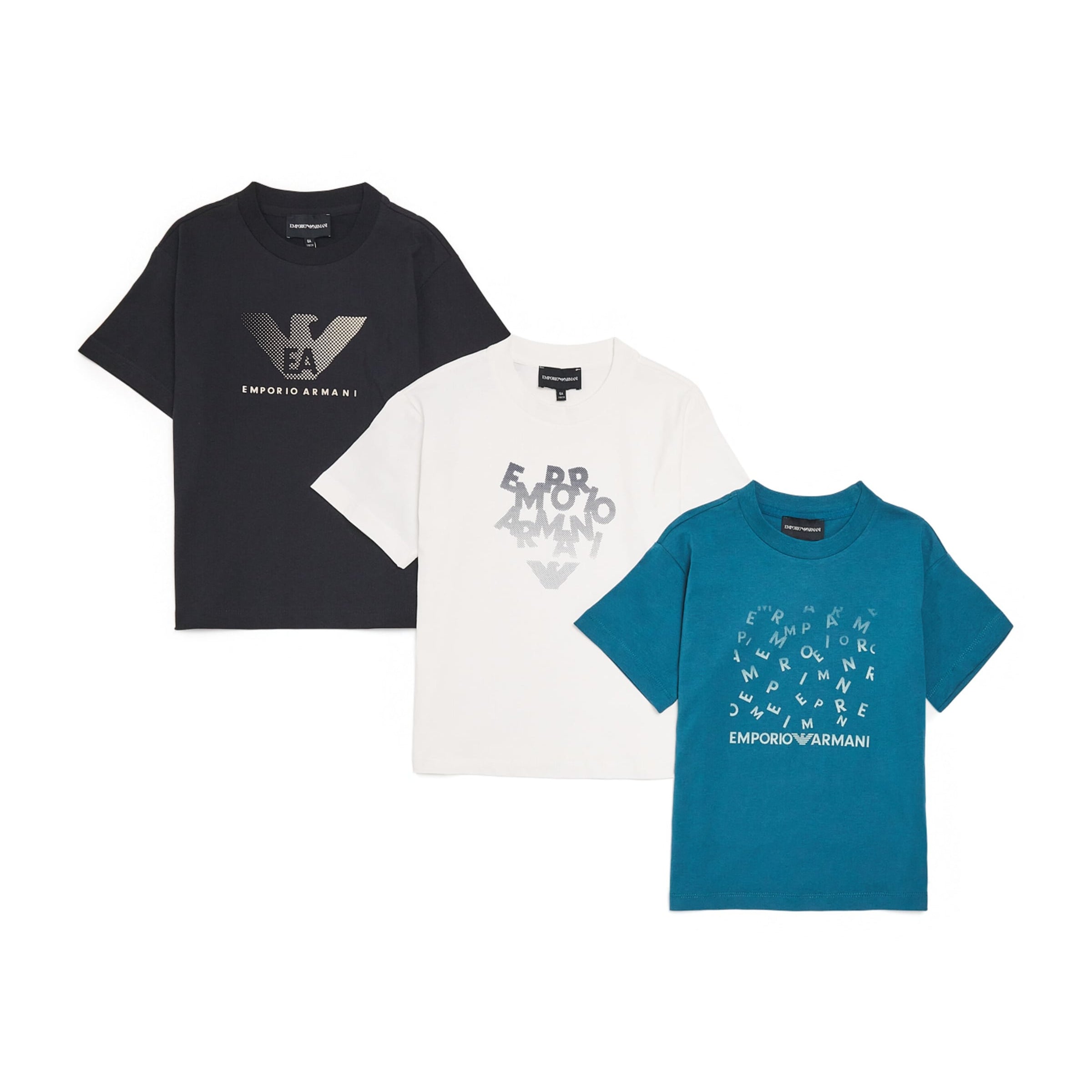 Pack of 3 Cotton Logo T-Shirts (4-16 Years)