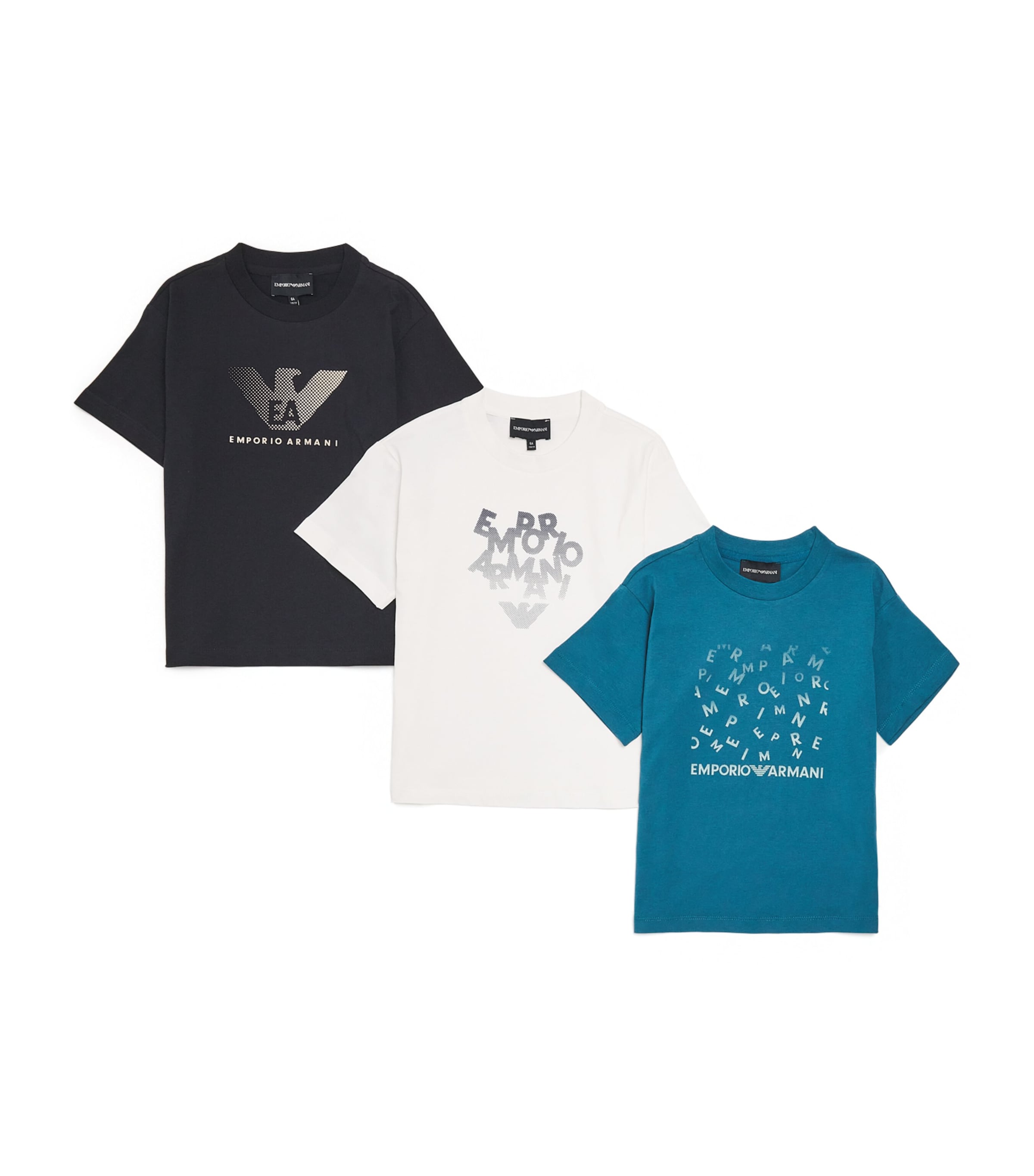 Pack of 3 Cotton Logo T-Shirts (4-16 Years)