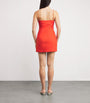 Orange Linen Panettone Mini Dress