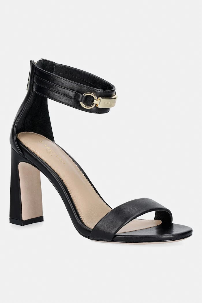 Marciano by Guess deri kalın topuklu sandalet