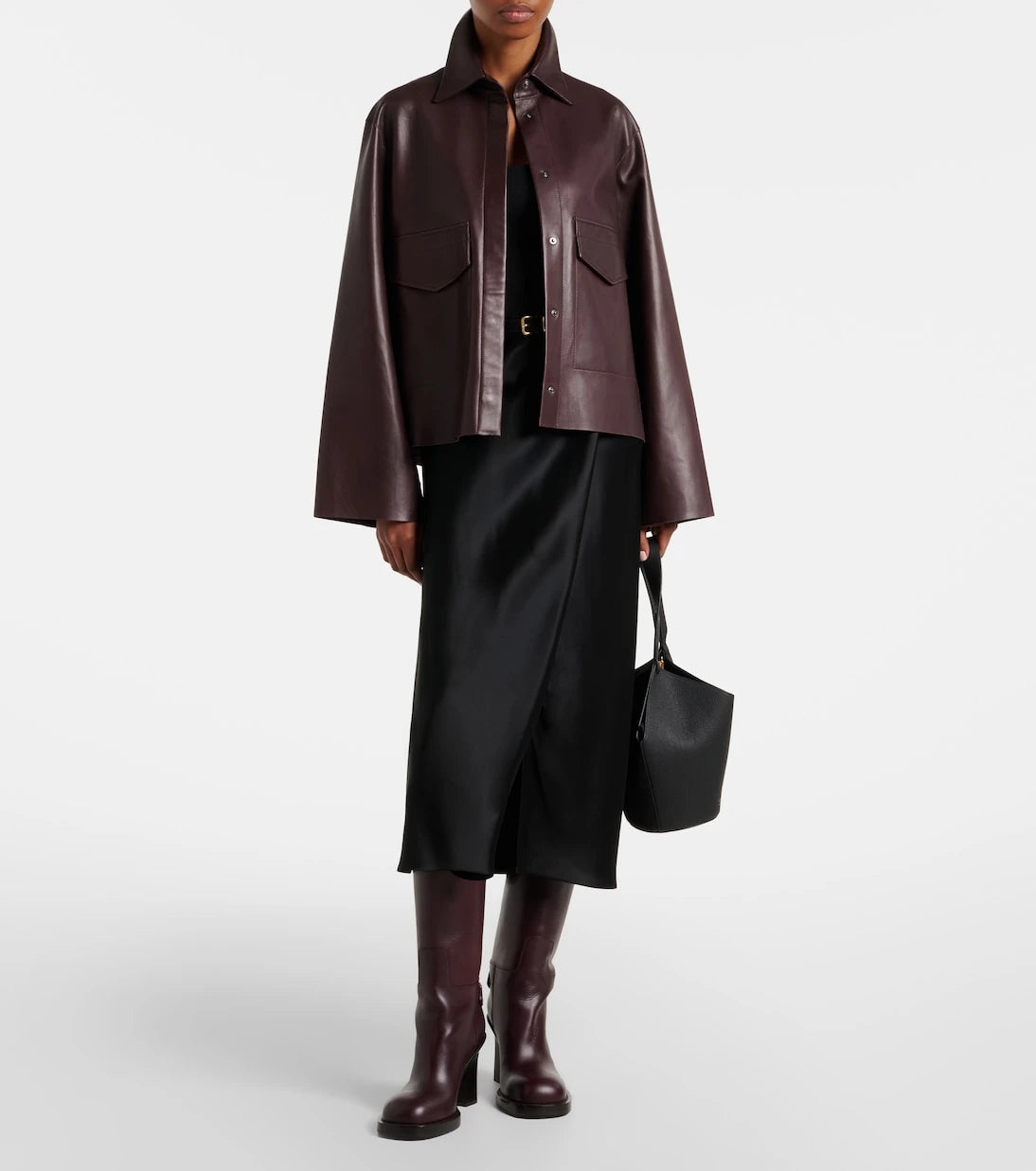 Nour Hammour - Darcy leather jacket