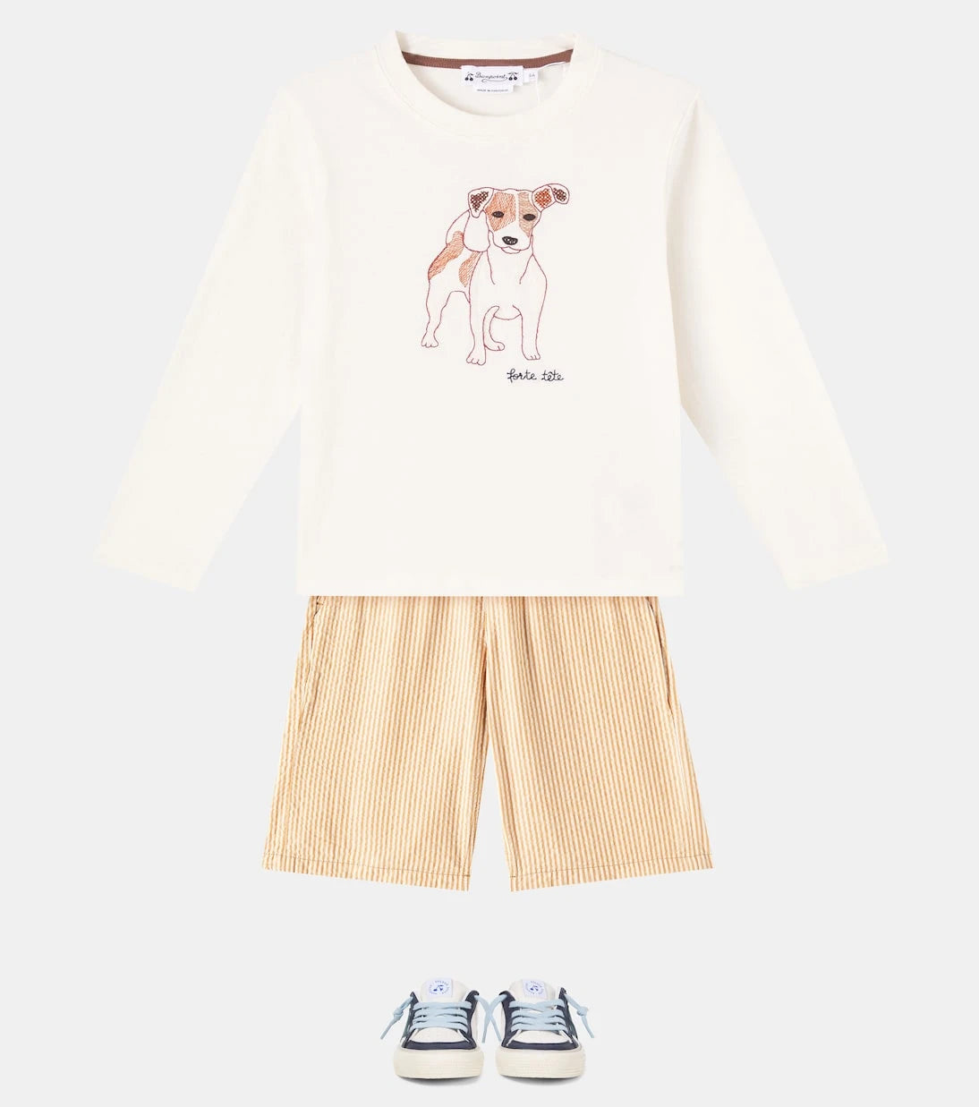 Bonpoint - Tadda embroidered cotton jersey T-shirt