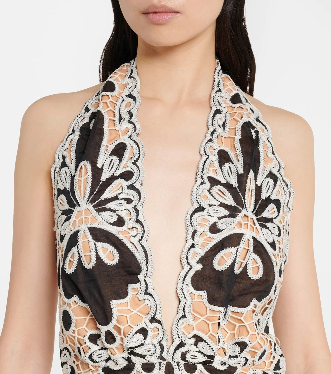 Johanna Ortiz - Lace guipure maxi dress