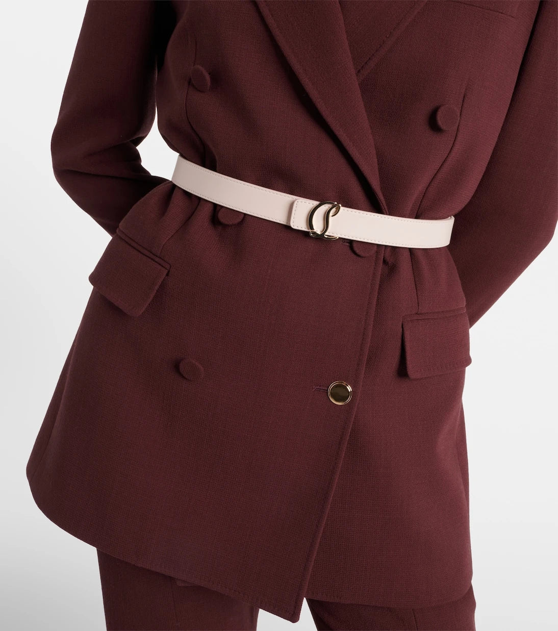 Christian Louboutin - CL Logo leather belt