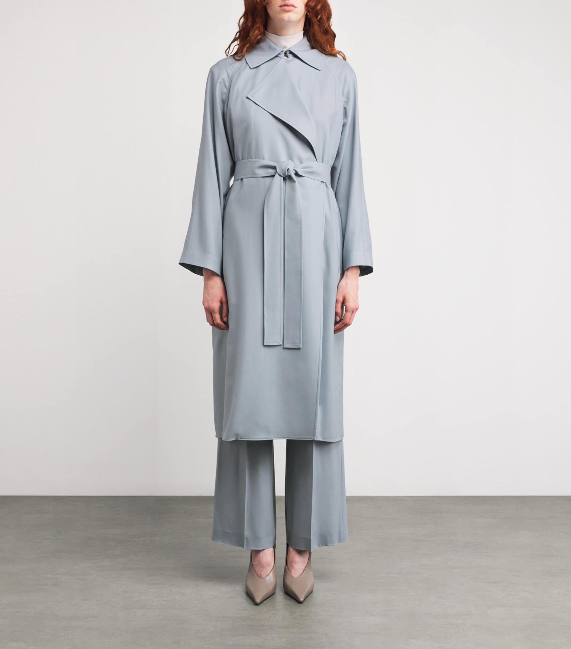 Kid Cashmere Belted Trench Coat