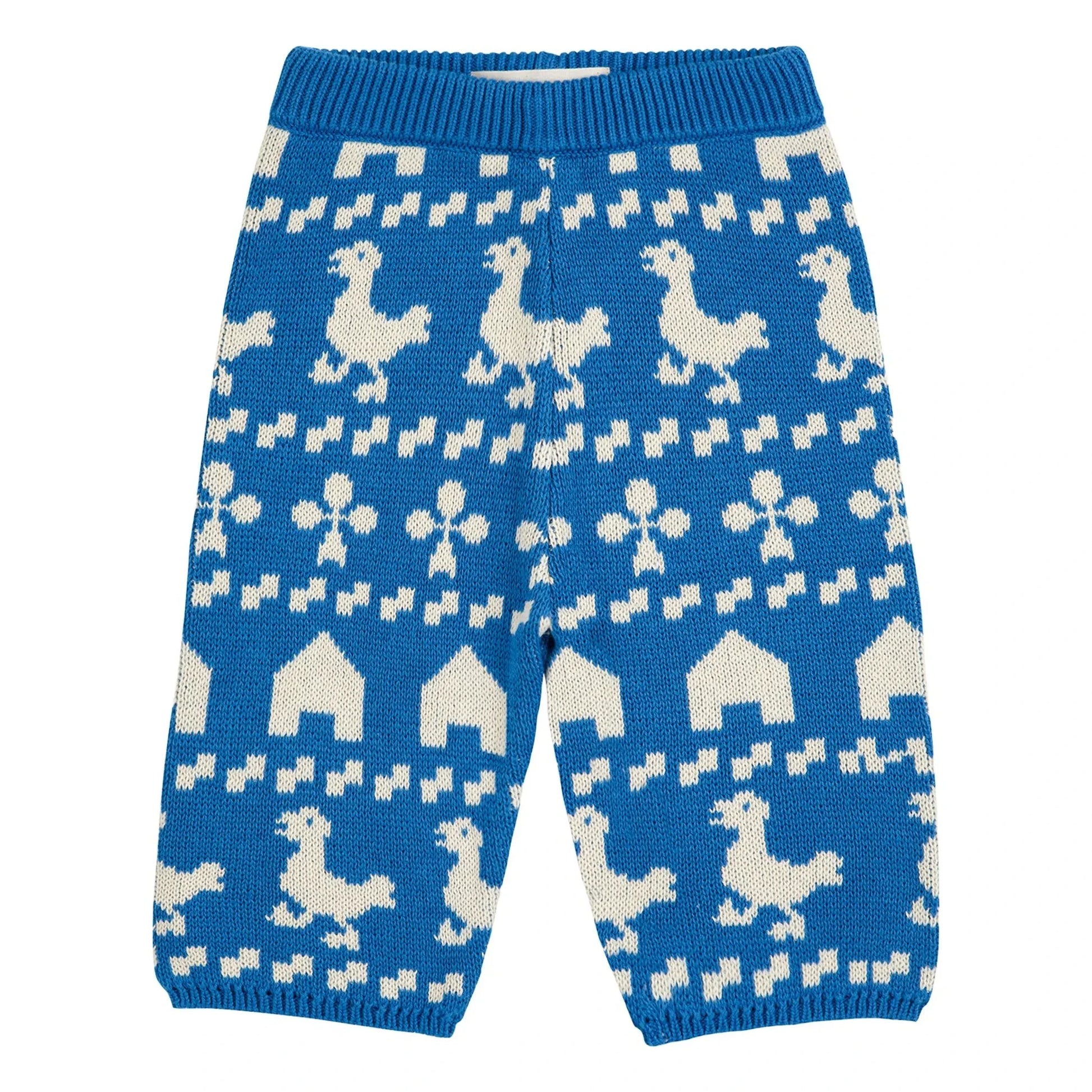 Bobo Choses - Organic Cotton Mesh Farm Trousers | Blue