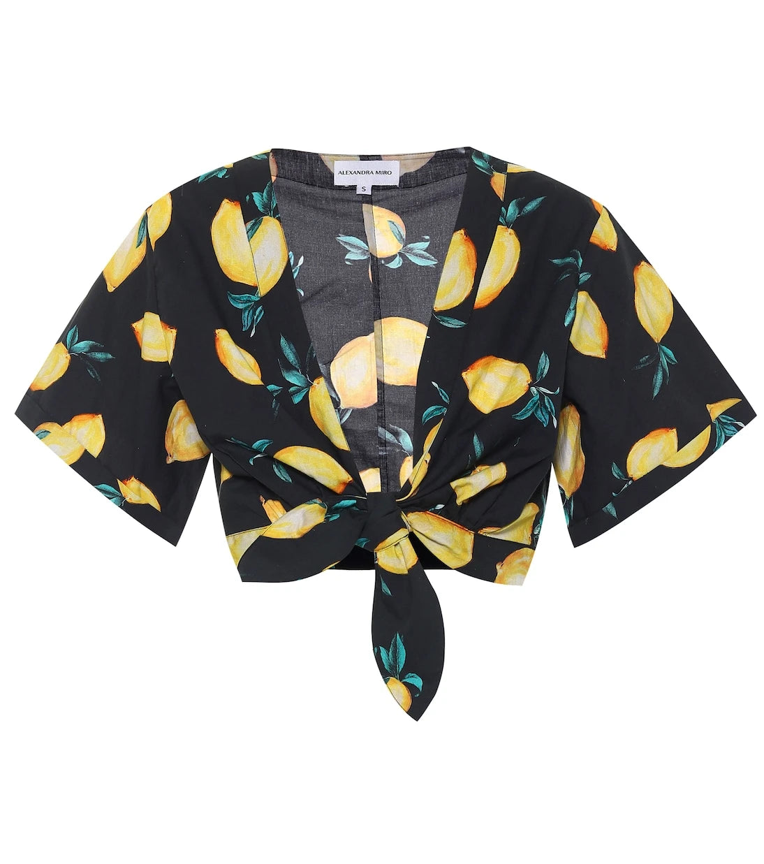 Alexandra Miro - Sandy printed cotton crop top