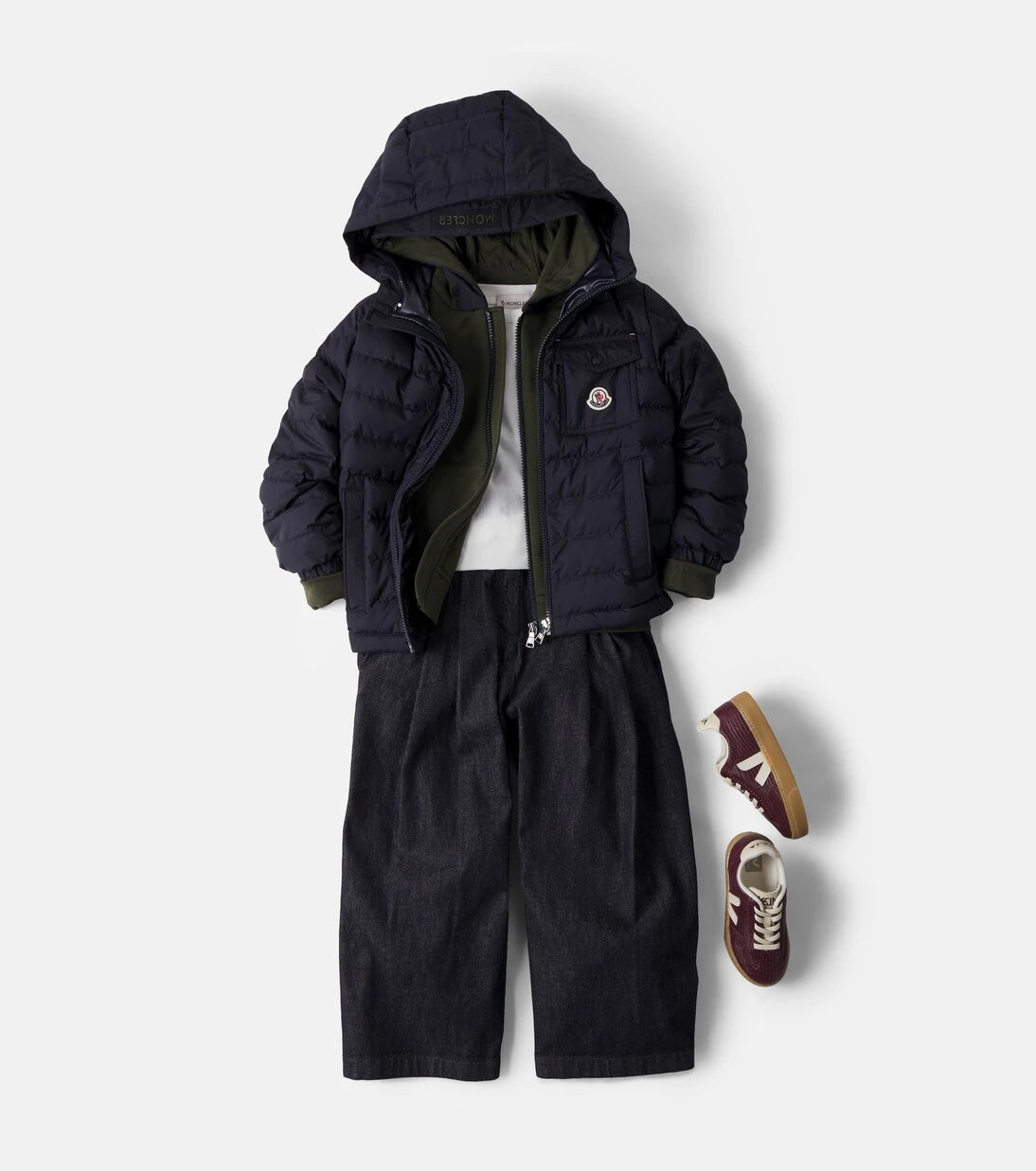Moncler Enfant - Quillon hooded quilted down jacket