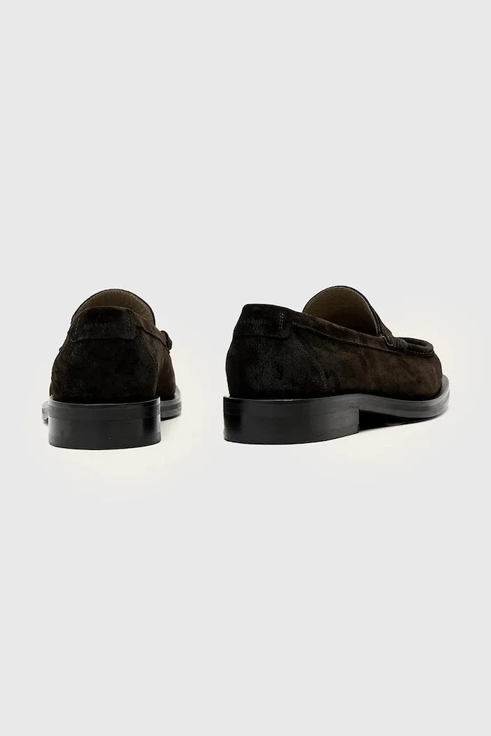 Велурени мокасини AllSaints Bloom Suede Loafer