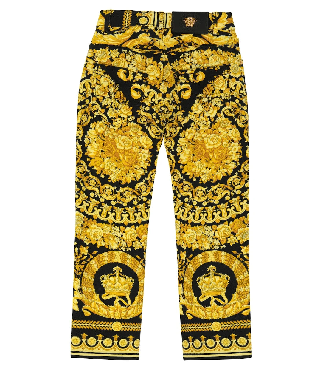 Versace Kids - جينز باروكو من القطن المخلوط