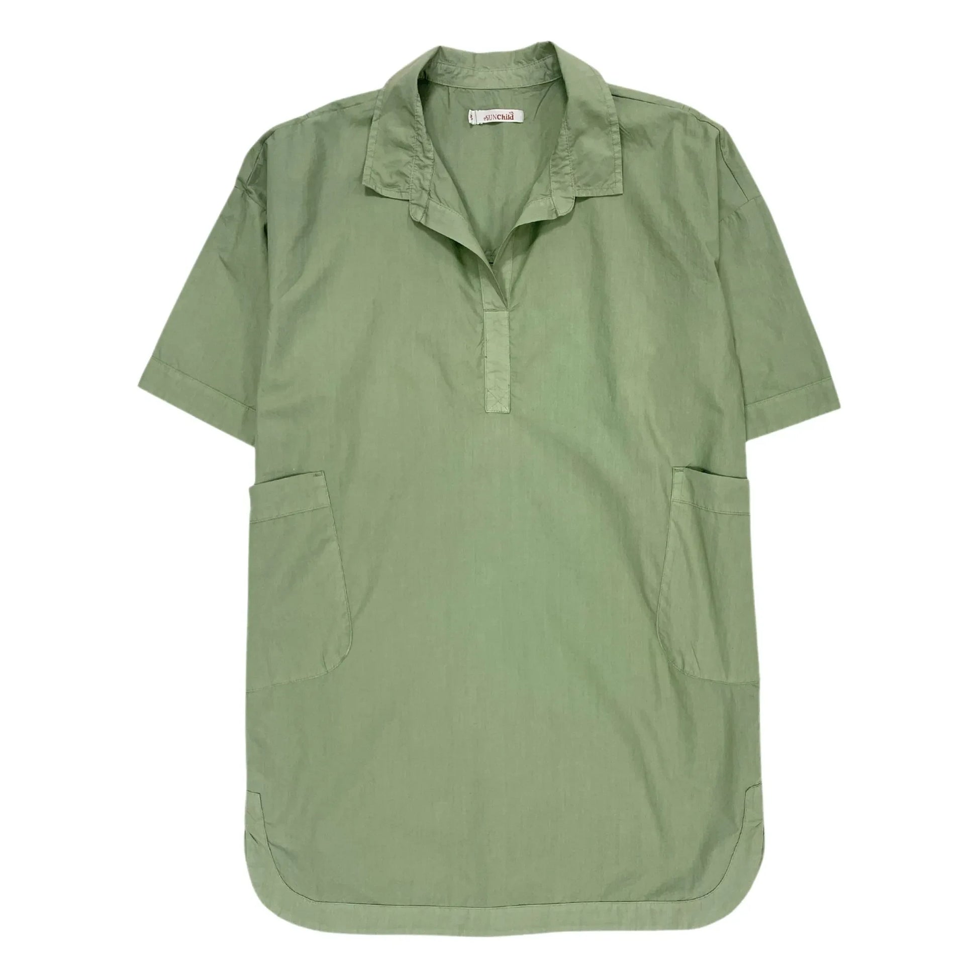 Sunchild - Cadaques Oversize Shirt Dress | Sage