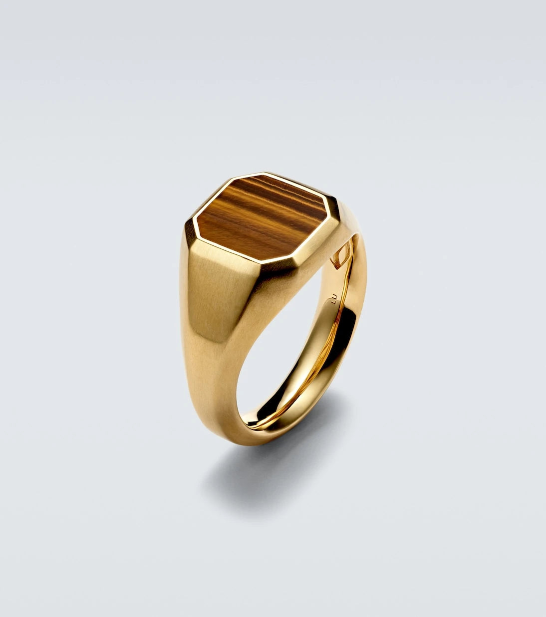 David Yurman - Streamline® 18kt gold ring with tiger's eye
