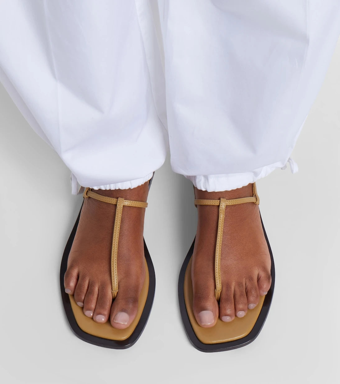 Toteme - Leather thong sandals