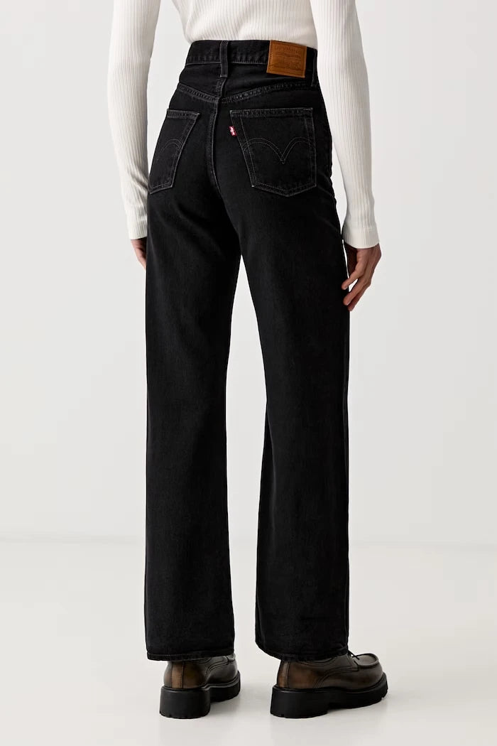 Levi's дънки wide leg дамски RIBCAGE WIDE LEG