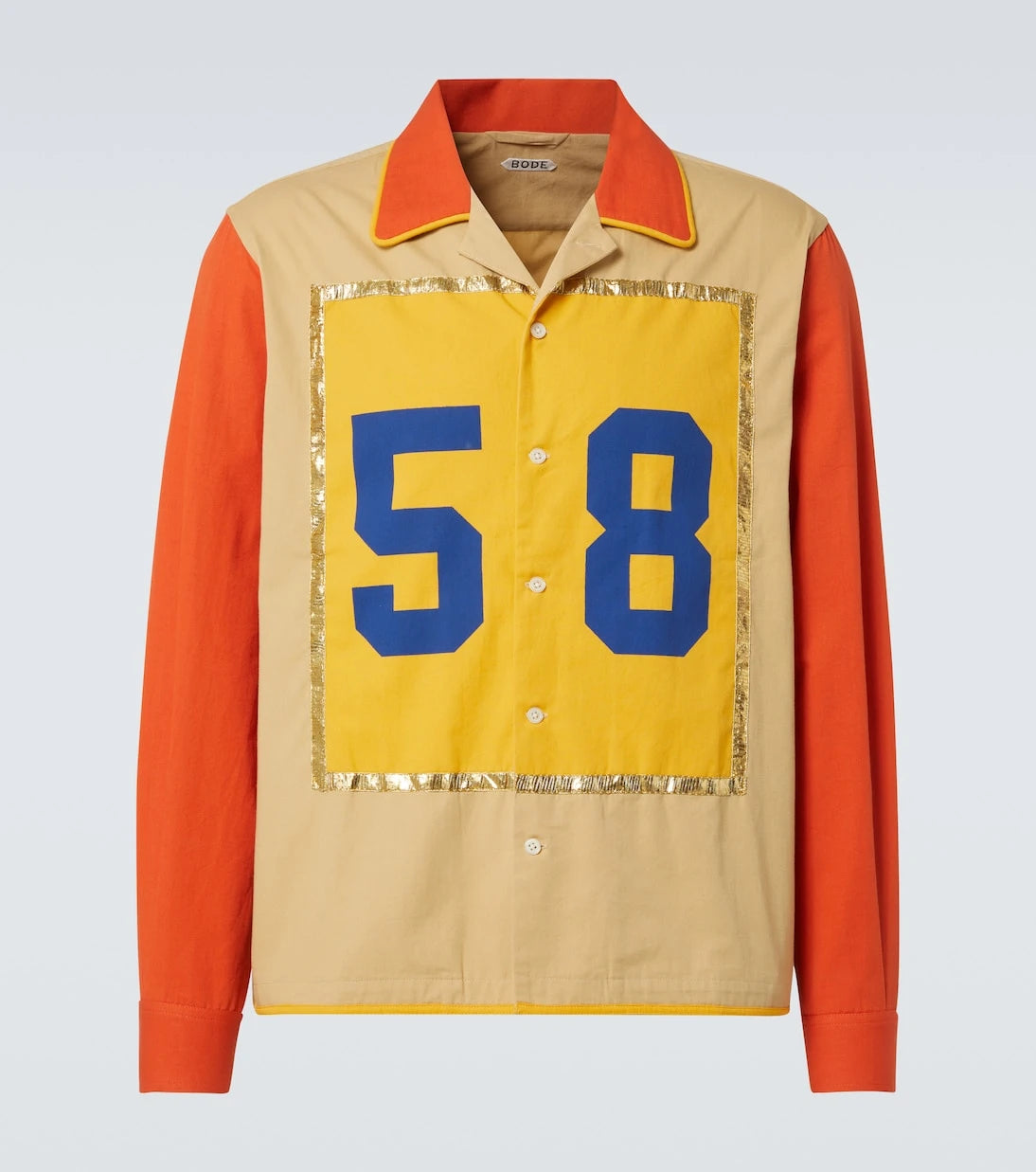 Bode - Fifty-Eight printed cotton shirt