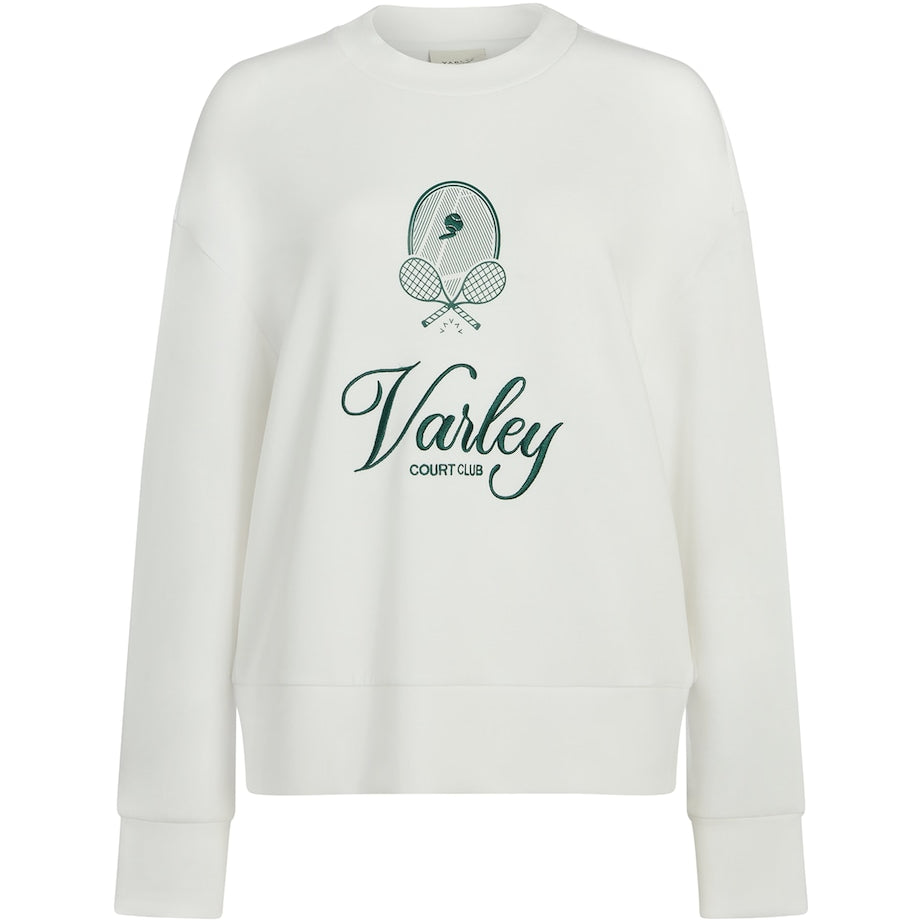 Varley White DoubleSoft Rasco Namesake Sweatshirt