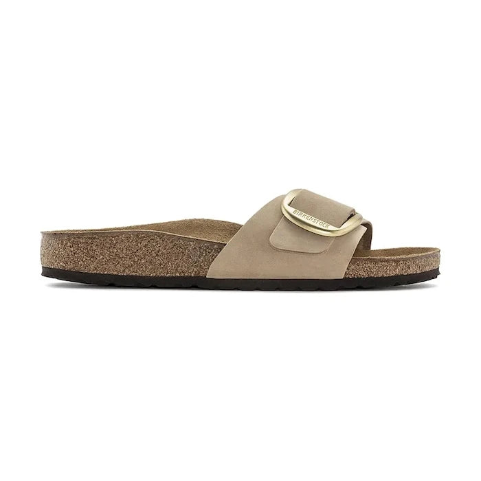 Чехли от набук Birkenstock Madrid Big Buckle