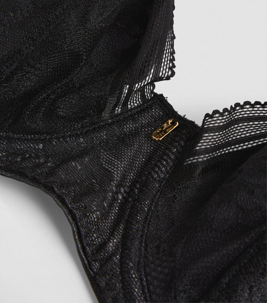 Fantasie Black Fusion Lace Plunge Bra