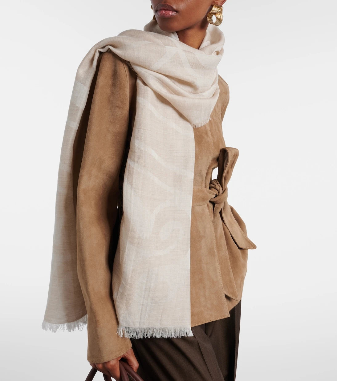 Max Mara - Lancia cashmere, silk, and wool scarf