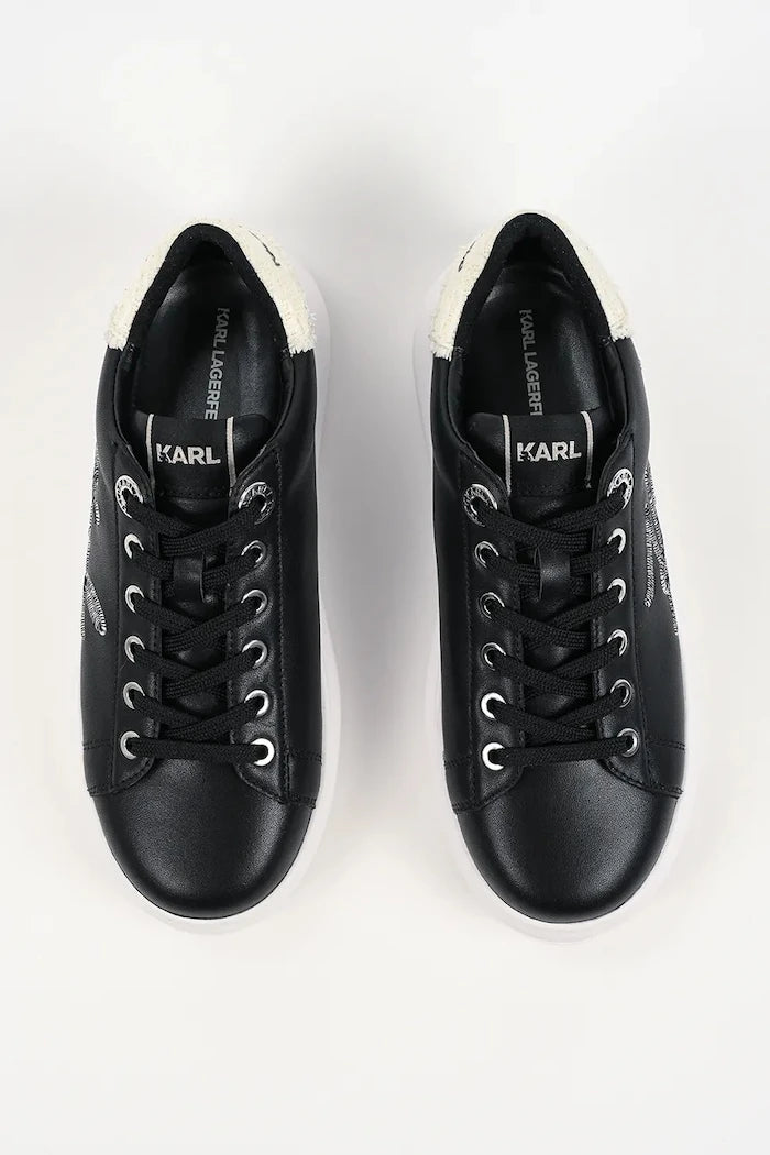 Karl Lagerfeld Kapri маратонки дамски от кожа