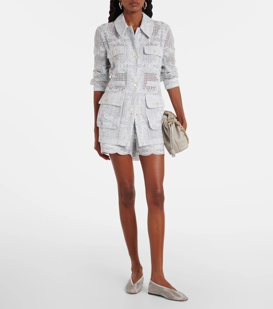 Veronica Beard - Kiki eyelet jacket