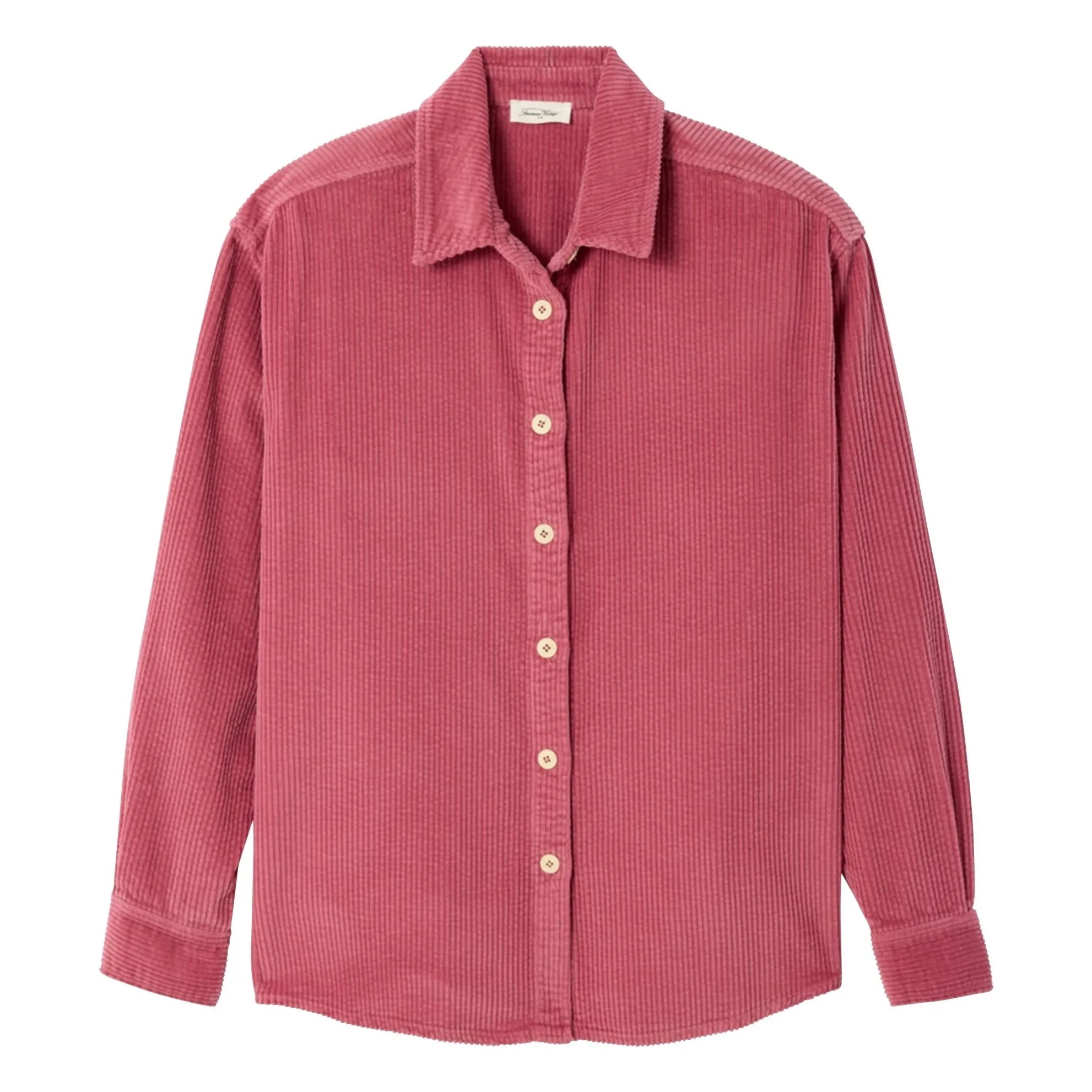 American Vintage - Padow Corduroy Overshirt | Rosewood