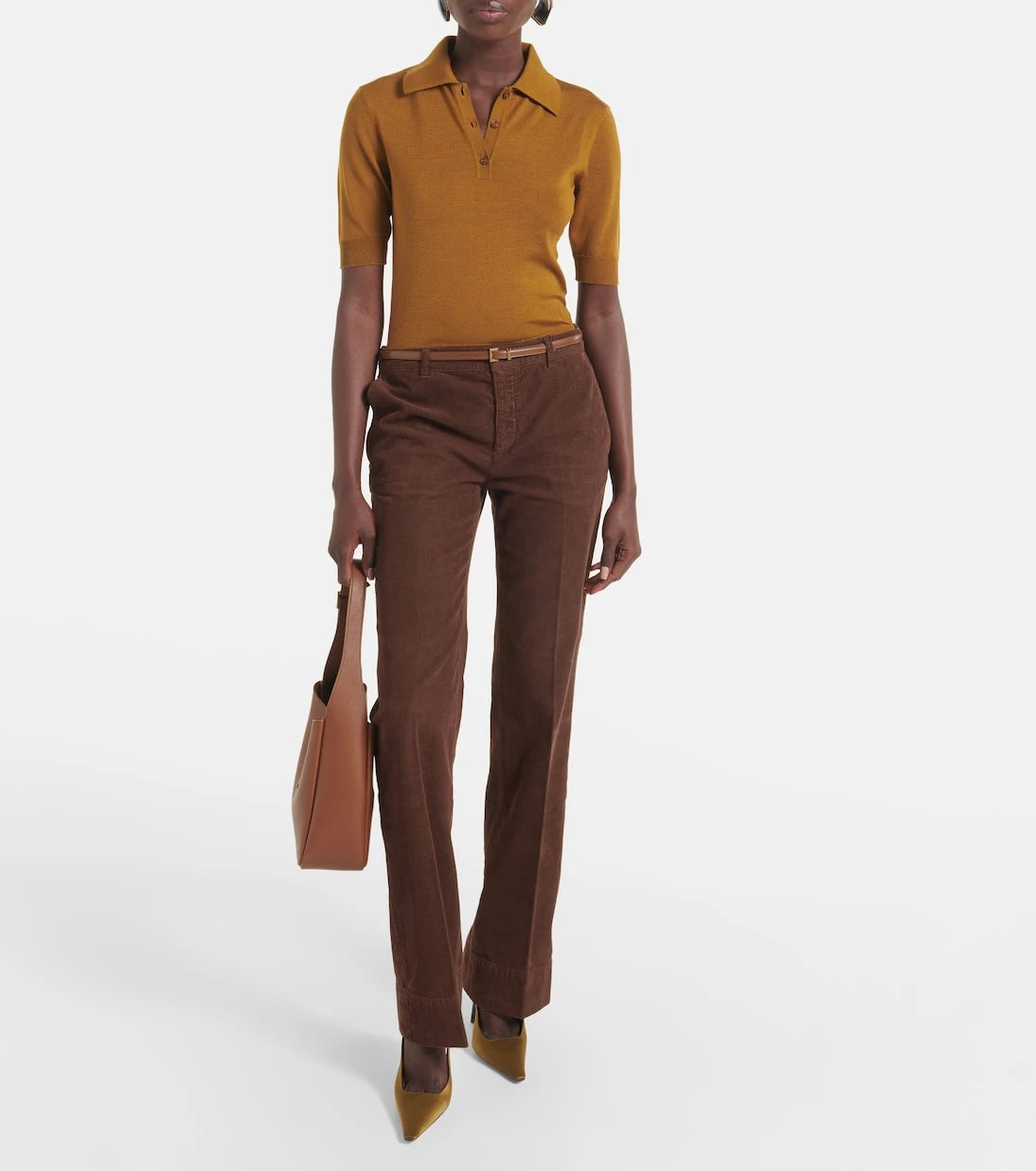 Saint Laurent - Cassandre extra-slim leather belt