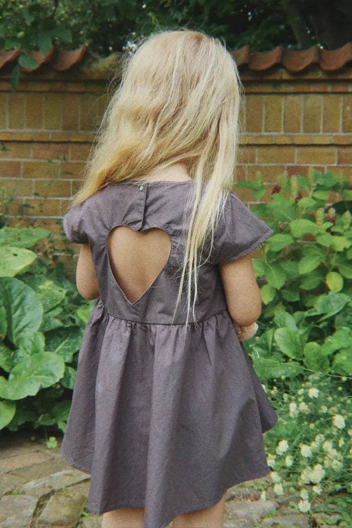 Konges Sløjd pamuk elbise HEARLY DRESS GOTS