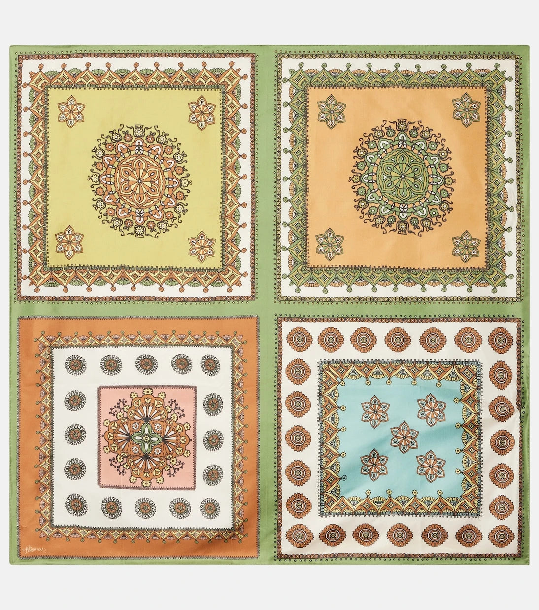 Alémais - Contina Tiles silk scarf