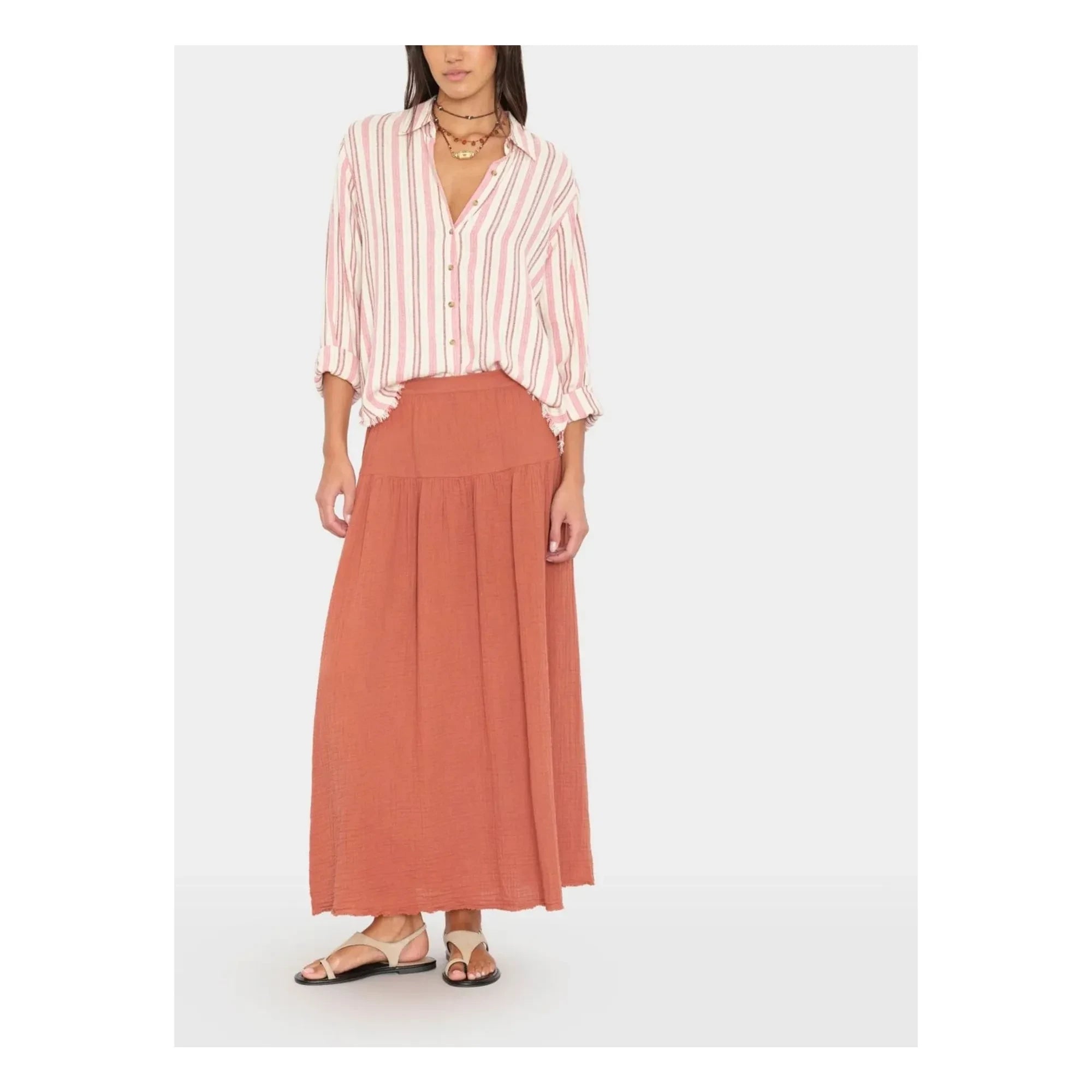 Xirena - Evelyn Cotton skirt | Rust