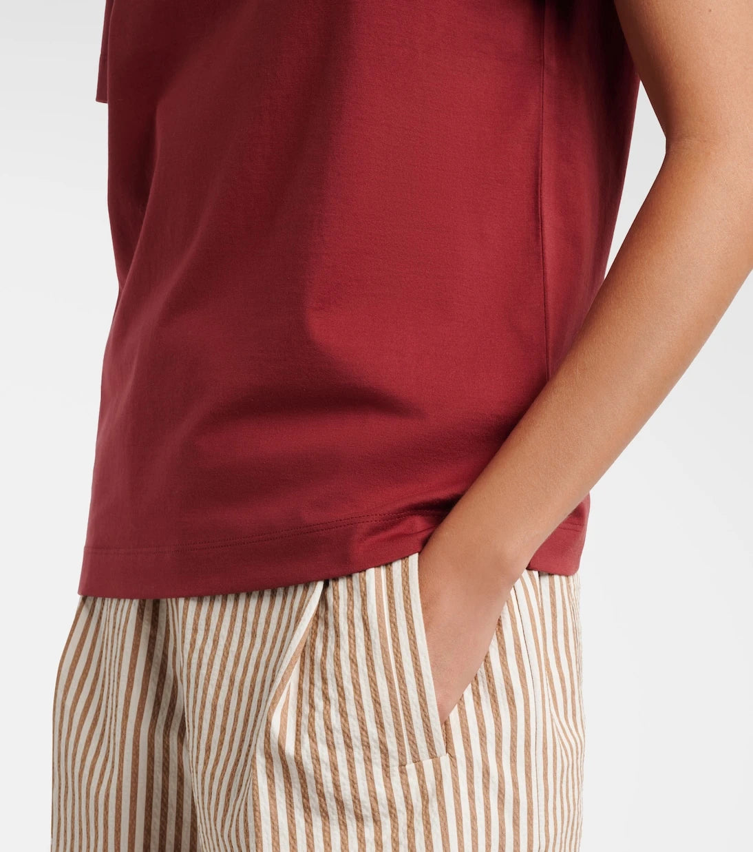 Brunello Cucinelli - Monili cotton jersey T-shirt