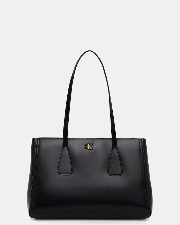 Calvin Klein suni deri kadın alışveriş çantası