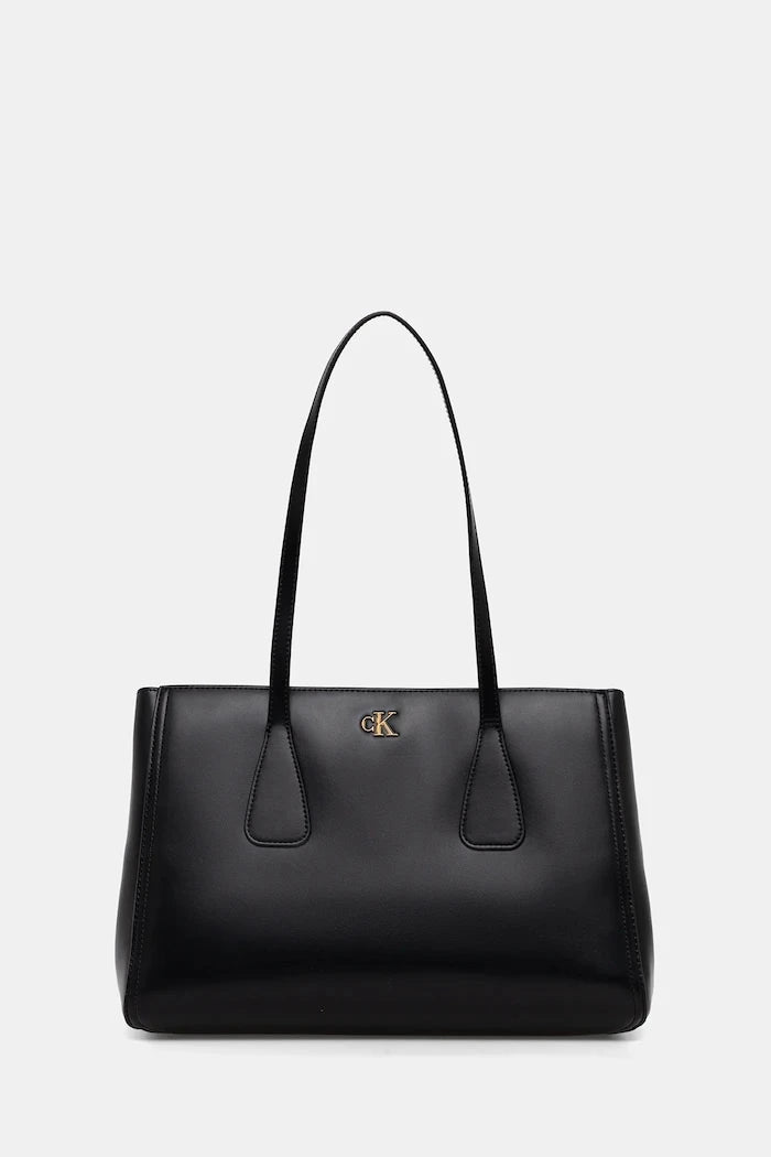 Calvin Klein suni deri kadın alışveriş çantası