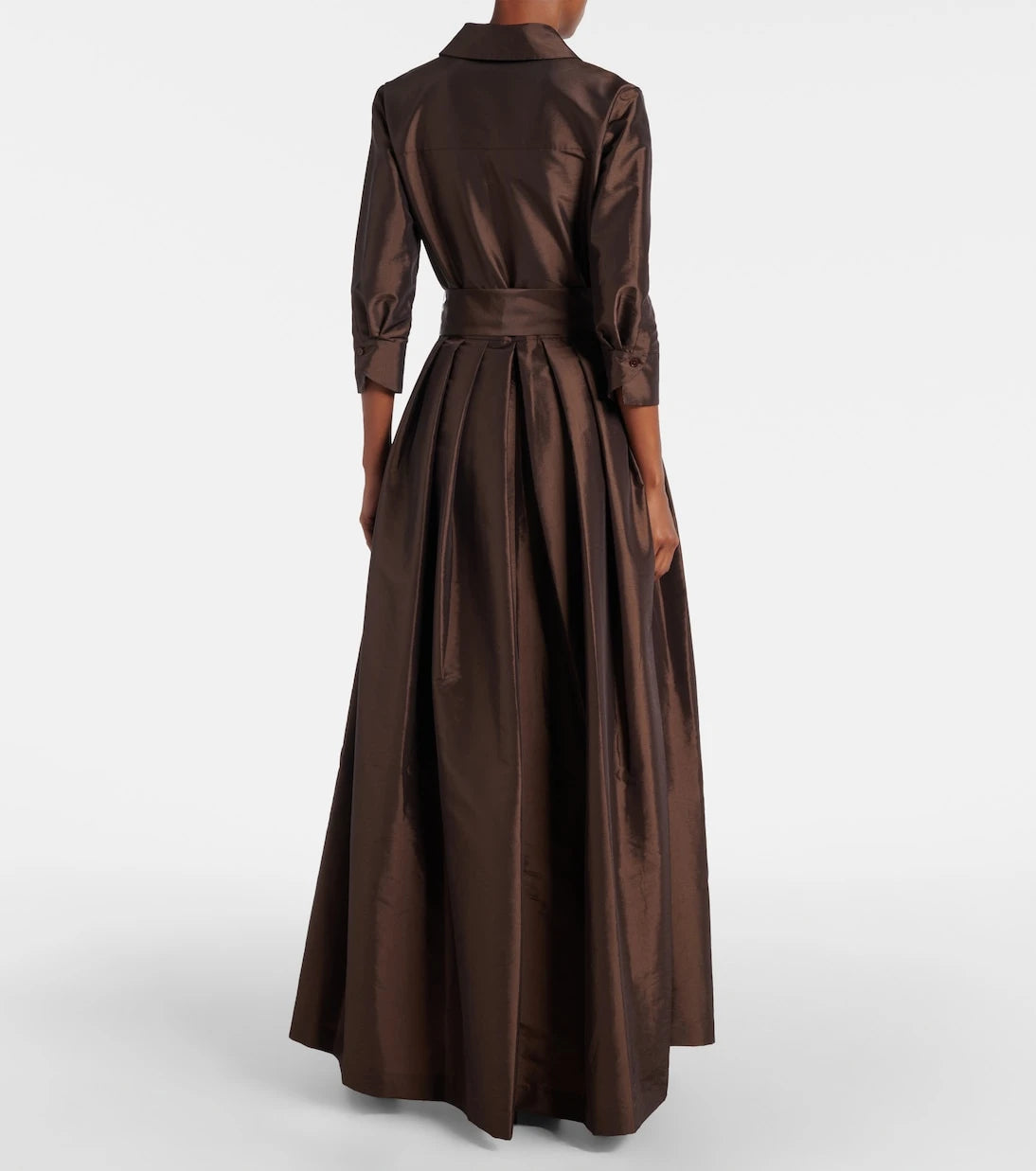 Simkhai - Julip belted taffetta gown