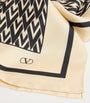 Valentino Garavani Multi Silk Toute La V Monogram Scarf