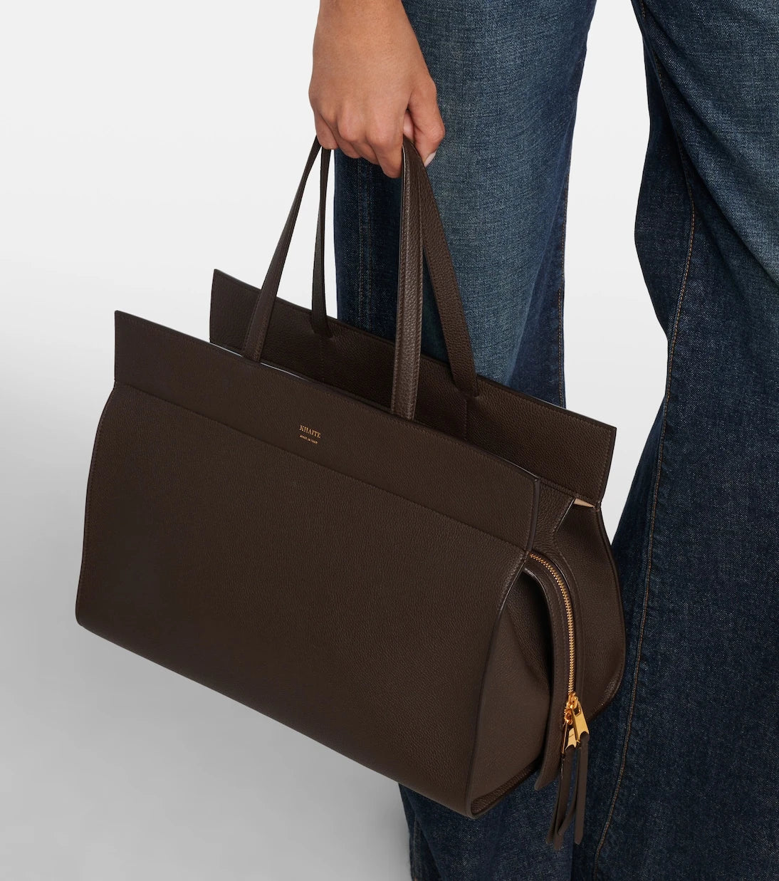 Khaite - Crosby leather tote bag