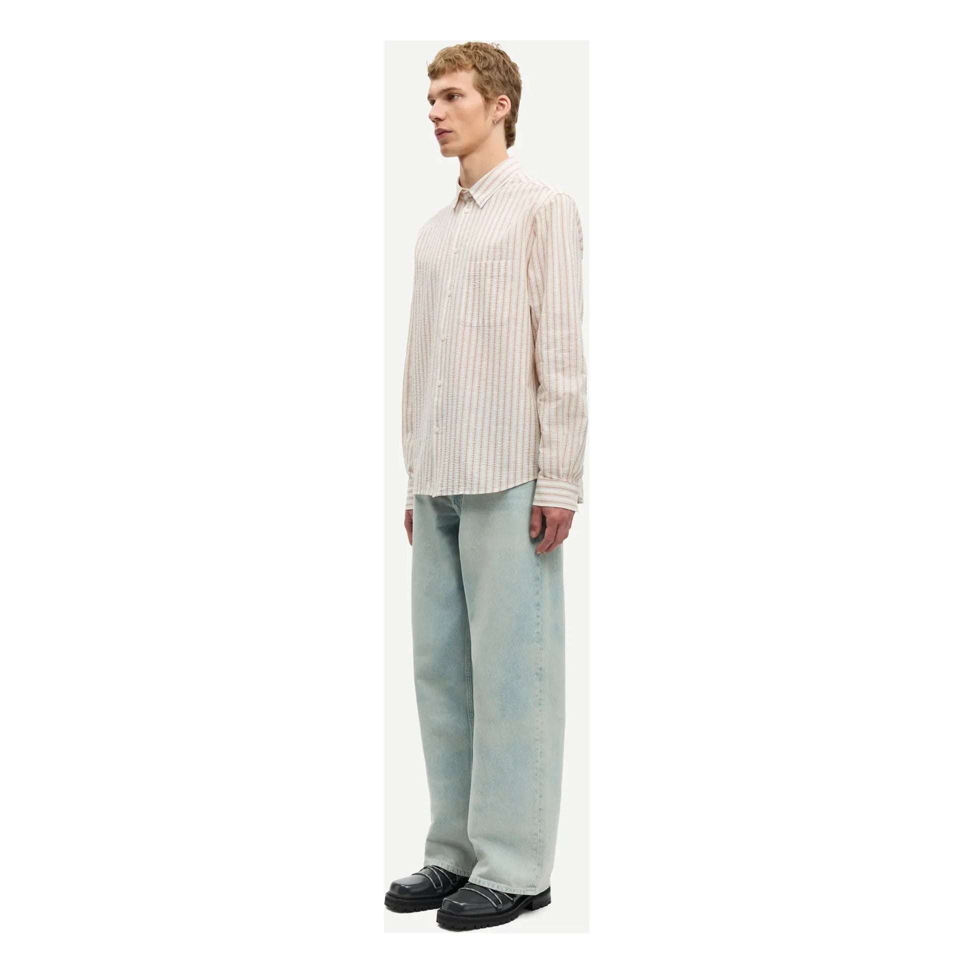 Samsoe Samsoe - Saryan J Carreaux shirt | Off white