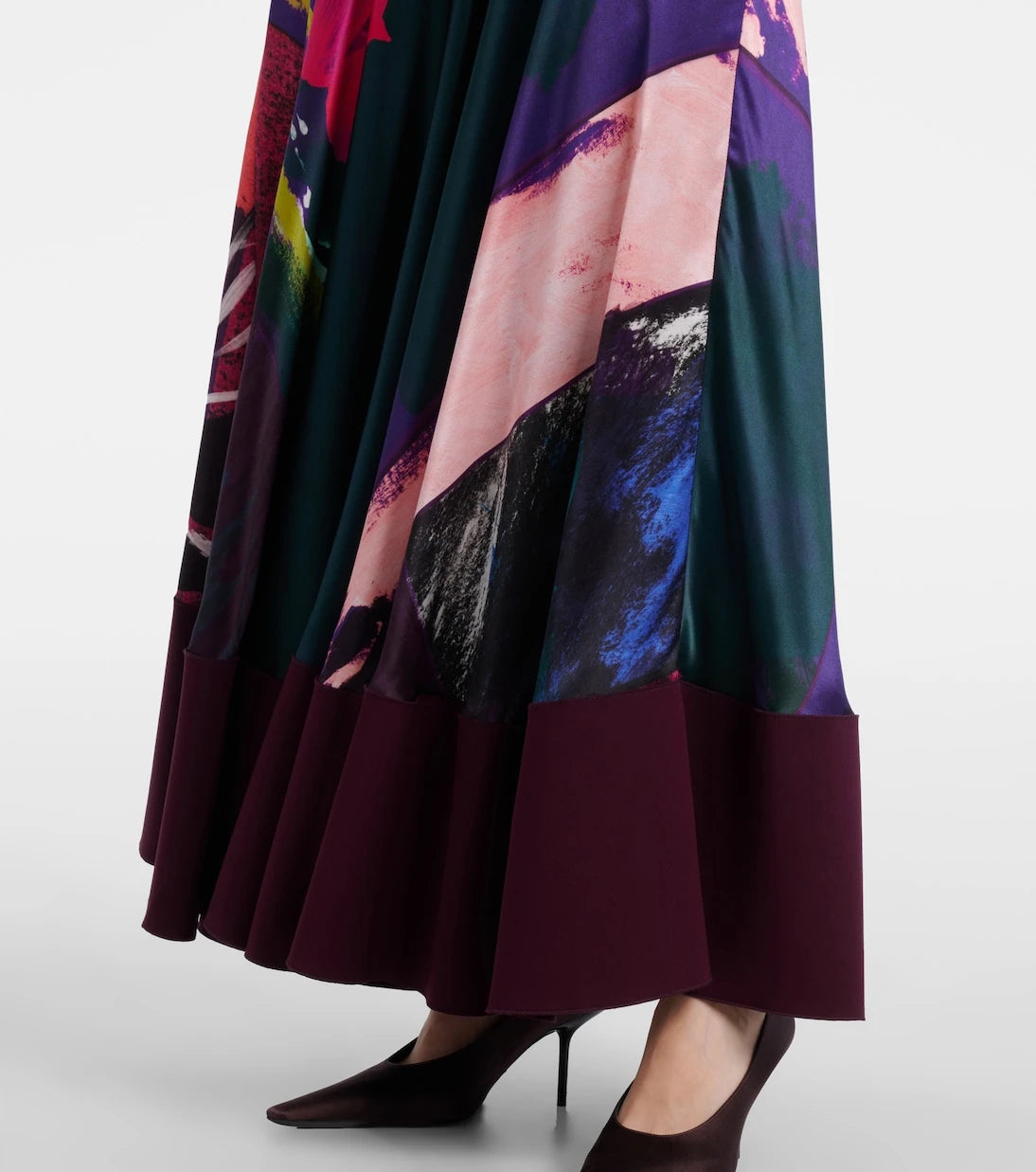 Roksanda - Munir printed silk satin gown