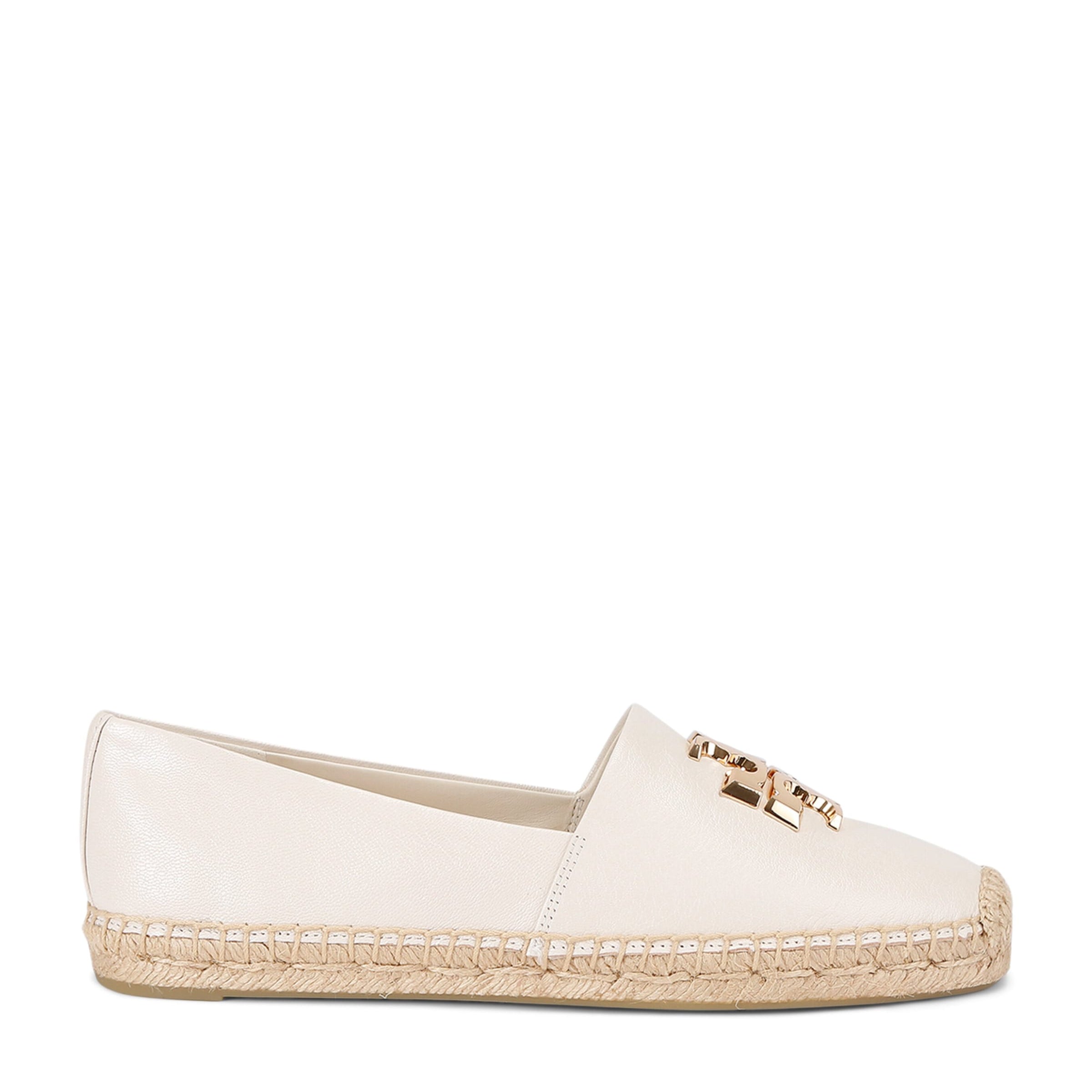 Leather Eleanor Espadrilles CREAM