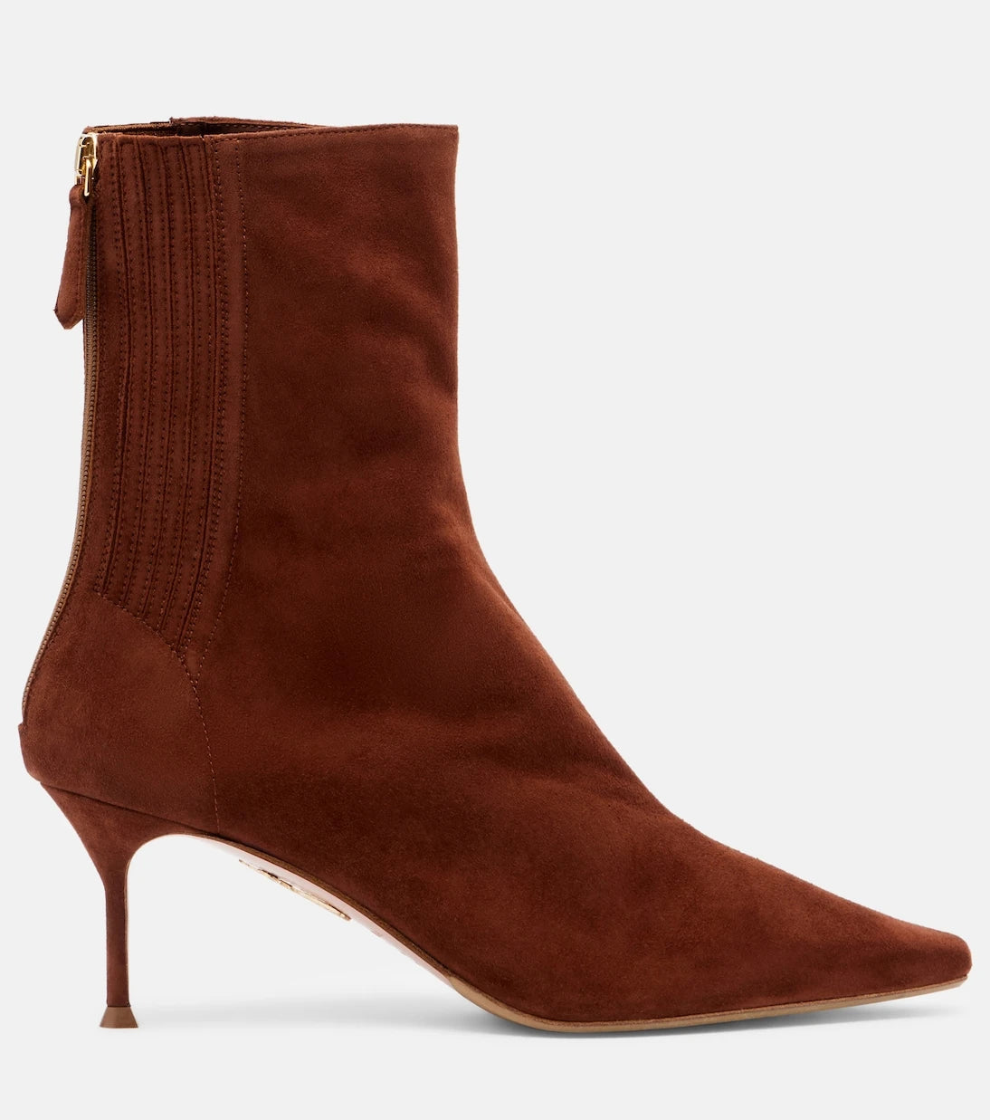 Aquazzura - Saint Honoré 65 suede ankle boots
