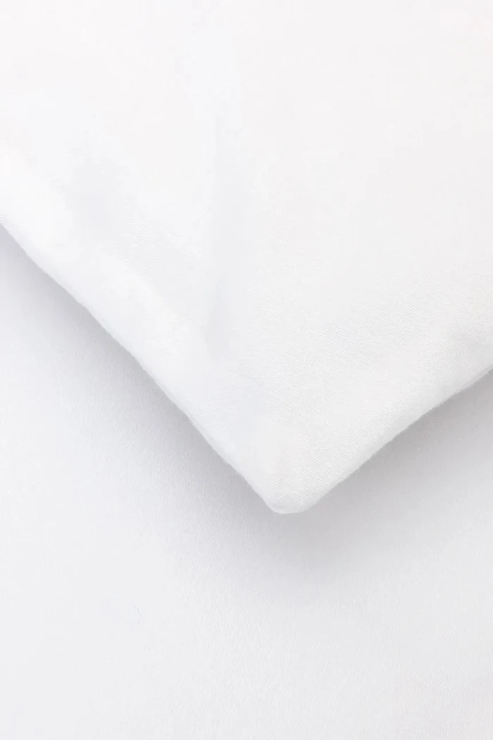 BOSS BEBOSS White 140 x 200 cm Pamuklu Nevresim Kılıfı