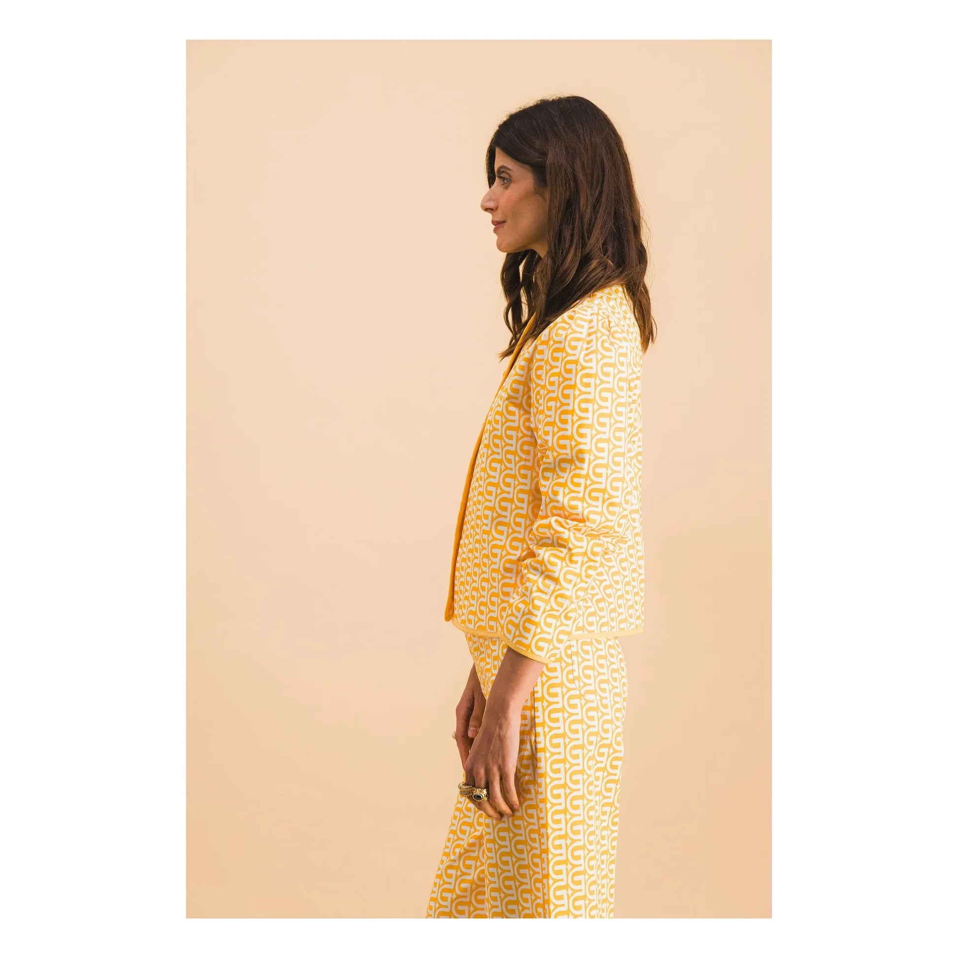 Elise Chalmin - Diane Cotton Jacket | Yellow