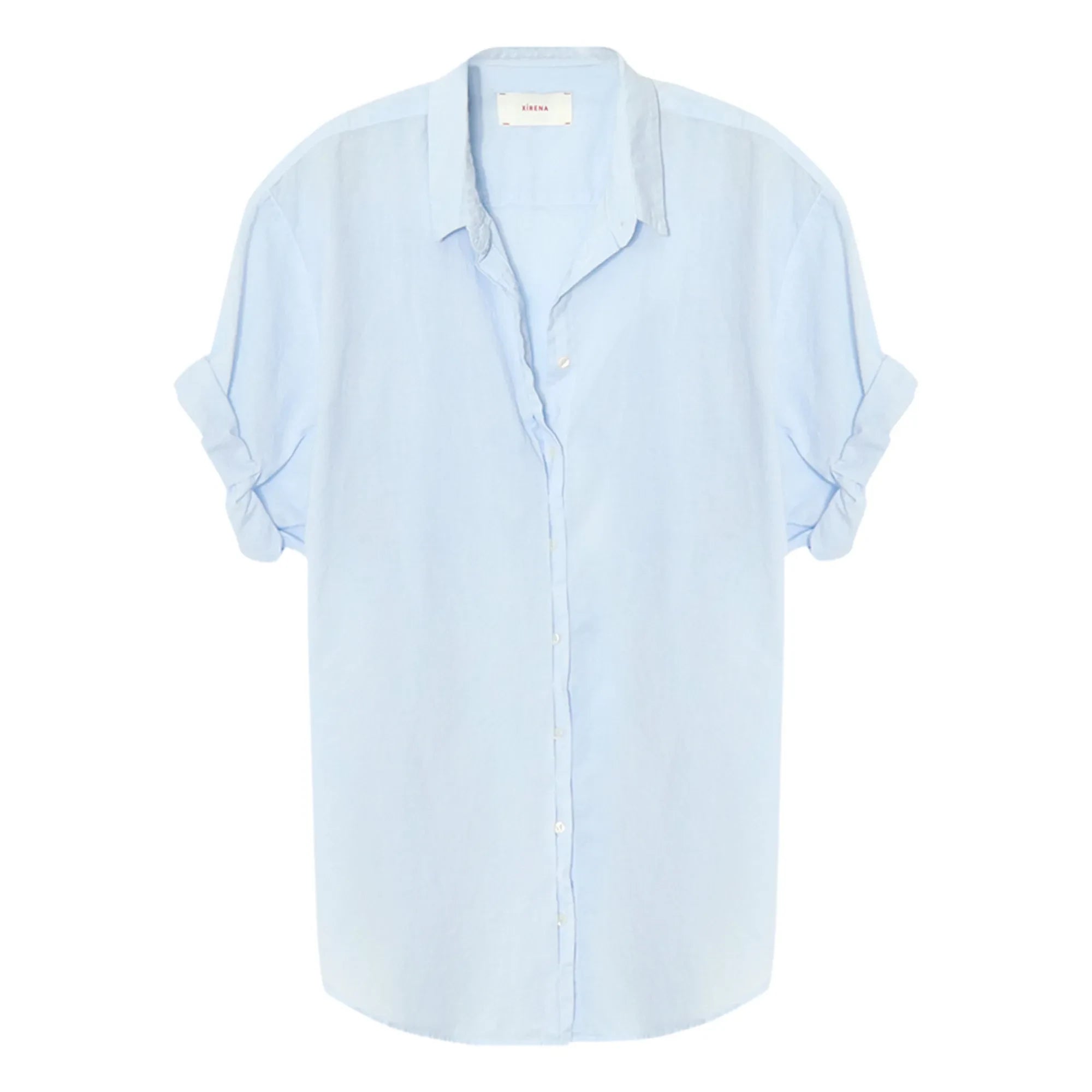 Xirena - Channing Cotton Poplin Shirt | Light blue