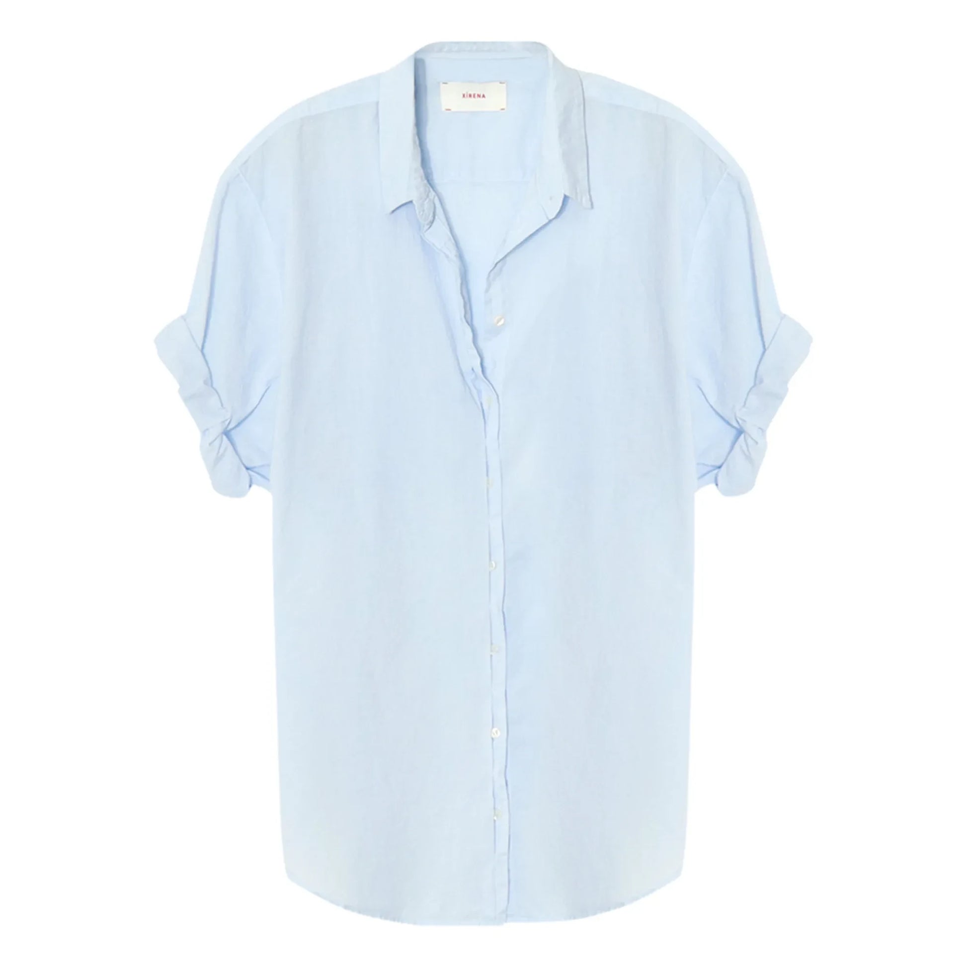 Xirena - Channing Cotton Poplin Shirt | Light blue