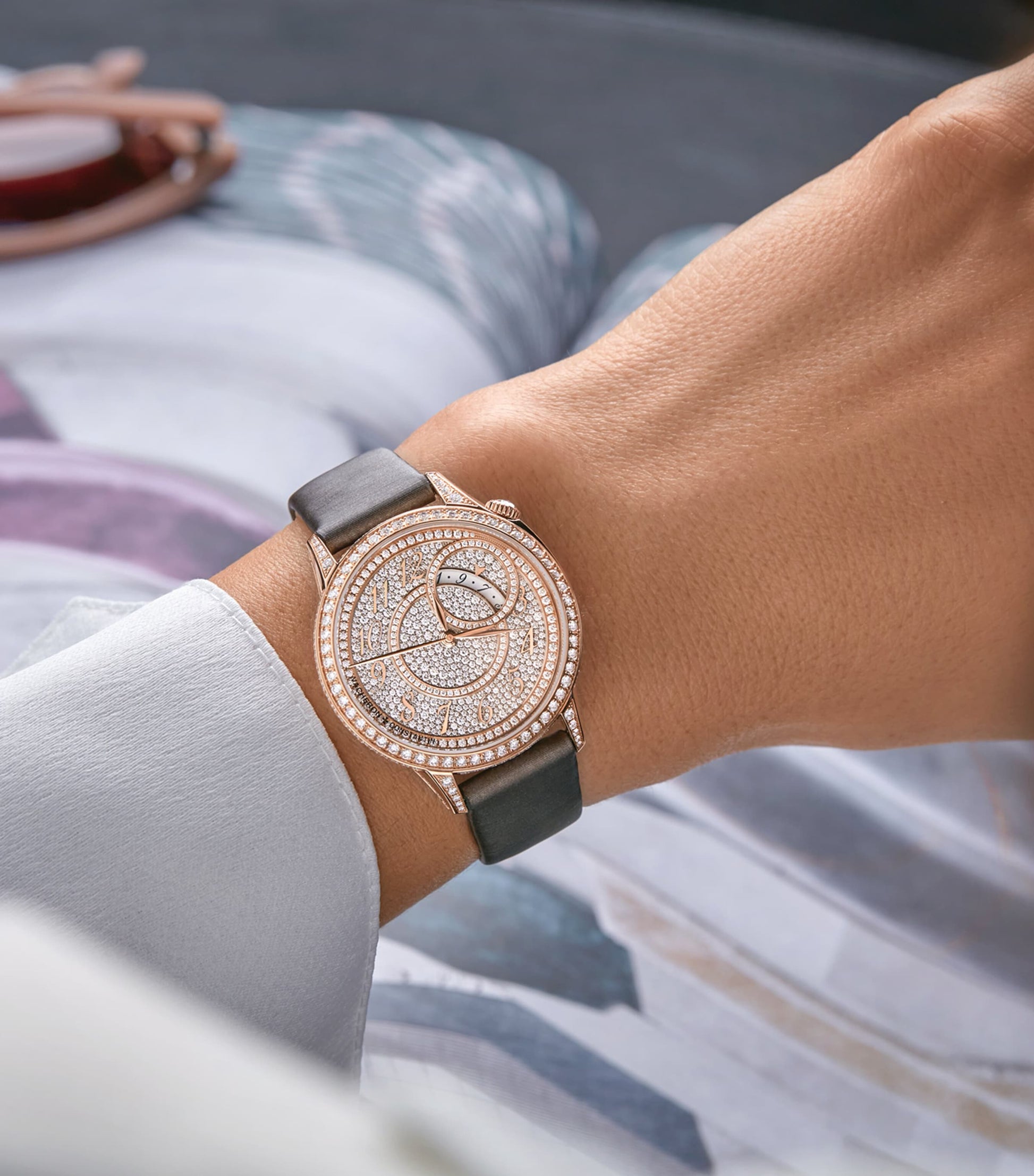 Rose Gold and Diamond Egérie Watch 35mm