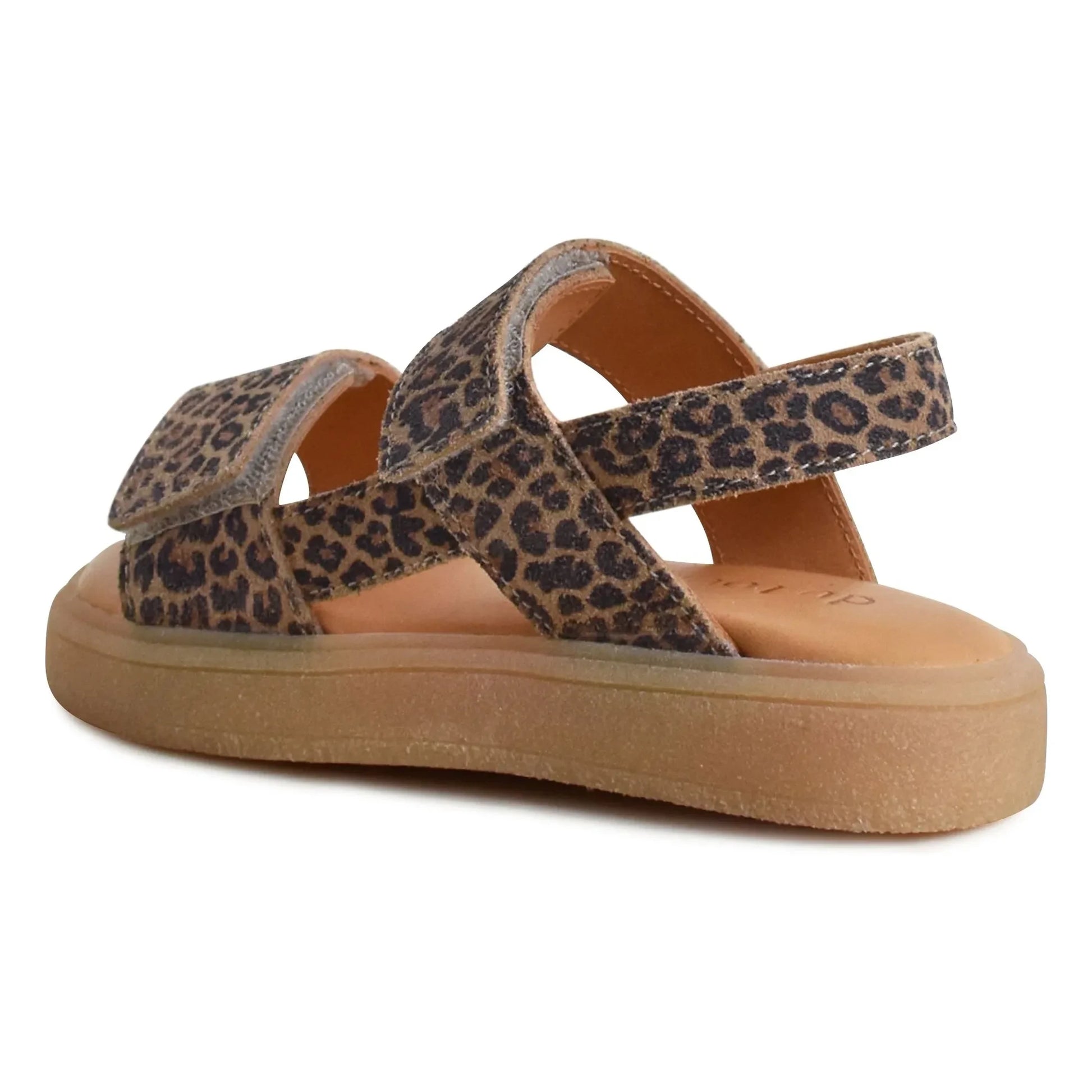 du Loua - Du Malu Leopard Suede Sandals | Brown
