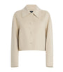 Beige Wool-Silk Gerrard Jacket