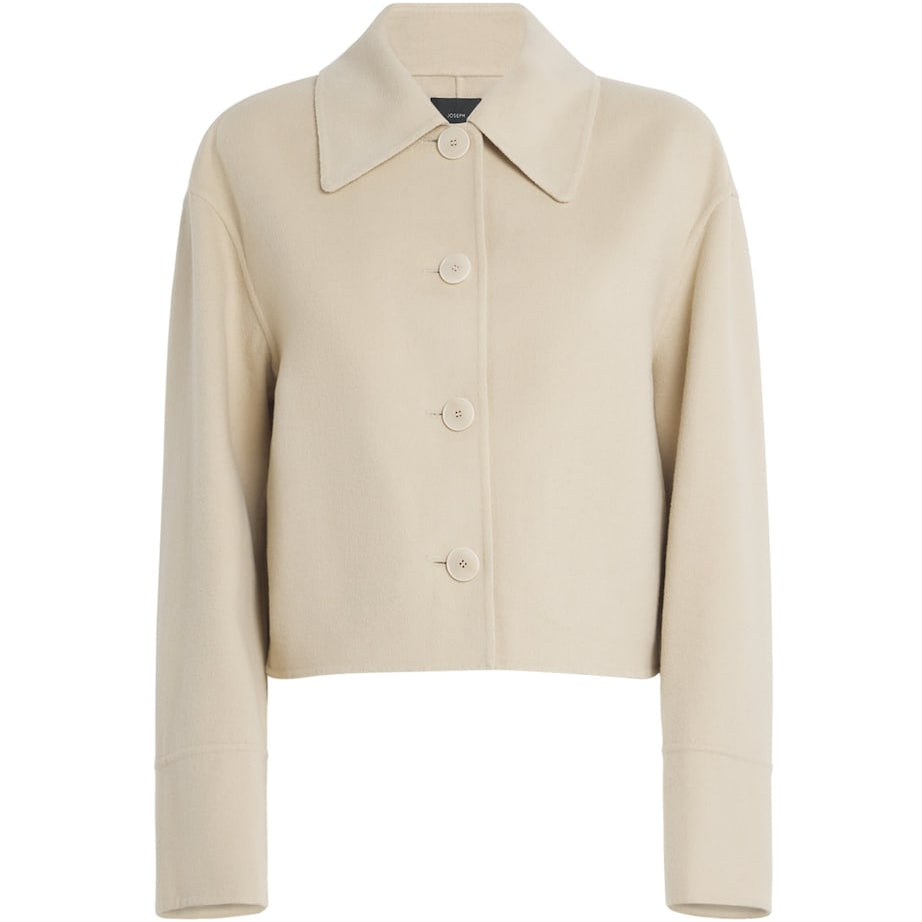 Beige Wool-Silk Gerrard Jacket